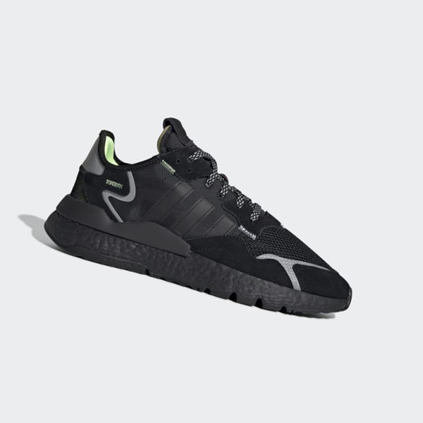 Zapatillas Adidas Nite Jogger Mujer Chile Negras - CURFHG016