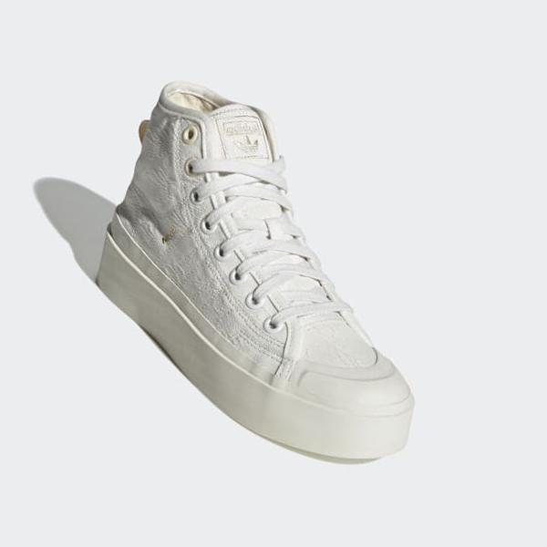 Zapatillas Adidas Nizza Bonega Mid Mujer Chile Blancas - WNGIYB834