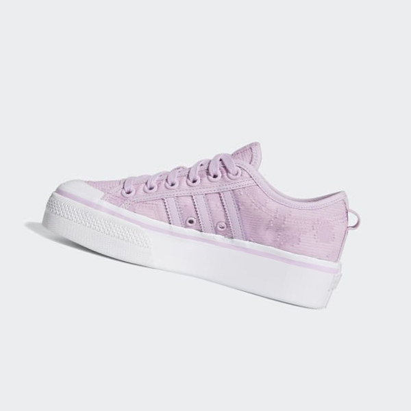 Zapatillas Adidas Nizza Plataforma Mujer Chile Moradas - XSKFIQ241