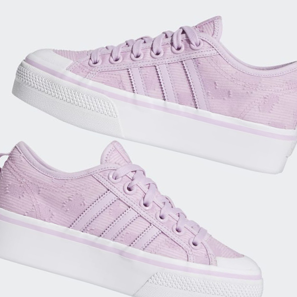 Zapatillas Adidas Nizza Plataforma Mujer Chile Moradas - XSKFIQ241