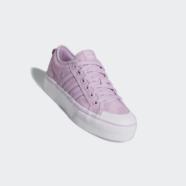 Zapatillas Adidas Nizza Plataforma Mujer Chile Moradas - XSKFIQ241