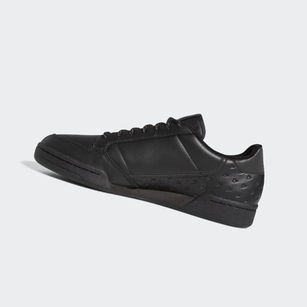 Zapatillas Adidas Pharrell Williams Continental 80 Mujer Chile Negras - JGQLPO438