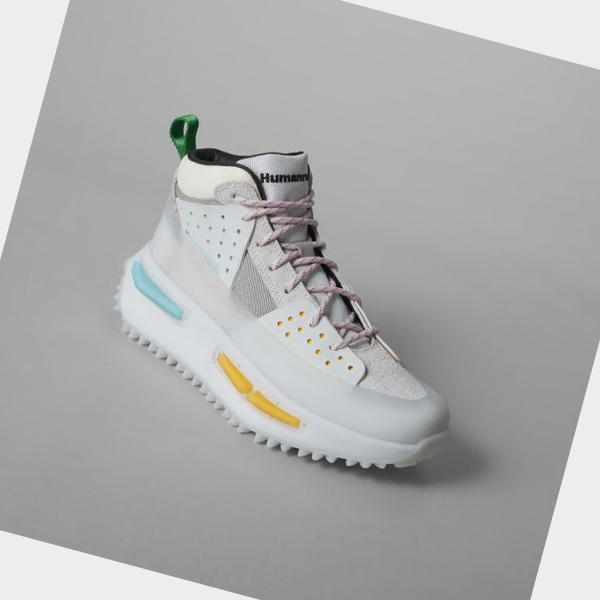 Zapatillas Adidas Pharrell Williams Hu NMD S1 Ryat Mujer Chile Blancas - UDYSKX032