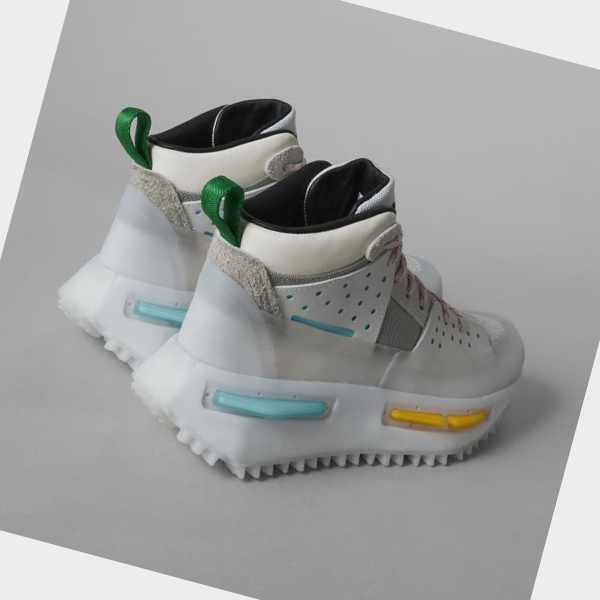 Zapatillas Adidas Pharrell Williams Hu NMD S1 Ryat Mujer Chile Blancas - UDYSKX032