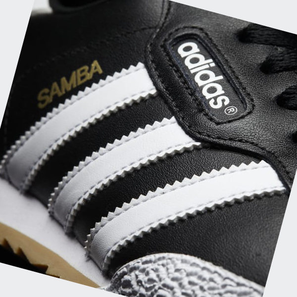 Zapatillas Adidas Samba Super Mujer Chile Negras - OTHZAE814