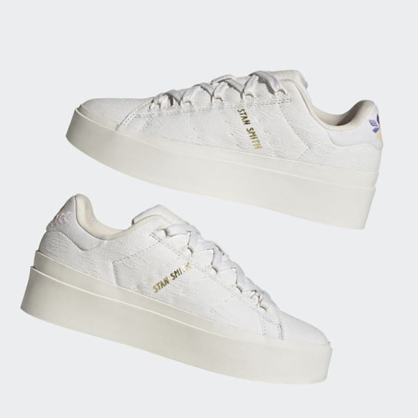 Zapatillas Adidas Stan Smith Bonega Mujer Chile Blancas - OPRZKF905