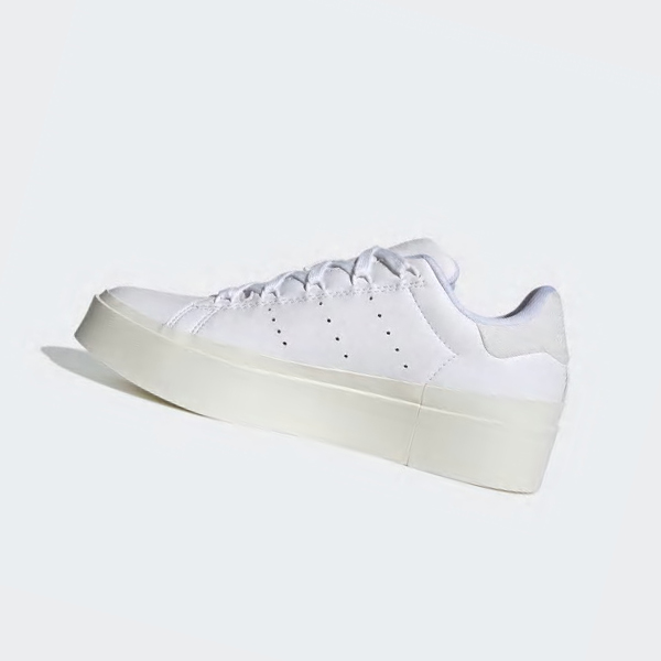 Zapatillas Adidas Stan Smith Bonega Mujer Chile Blancas - QZSNXU154