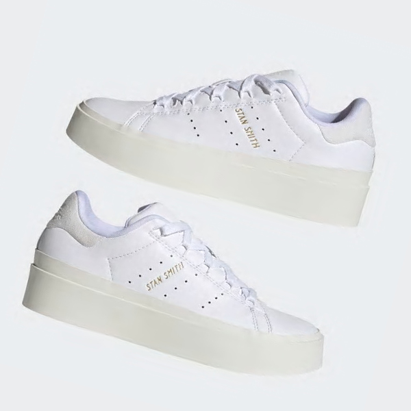 Zapatillas Adidas Stan Smith Bonega Mujer Chile Blancas - QZSNXU154