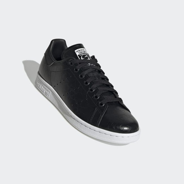 Zapatillas Adidas Stan Smith Mujer Chile Negras - ATRYPH594