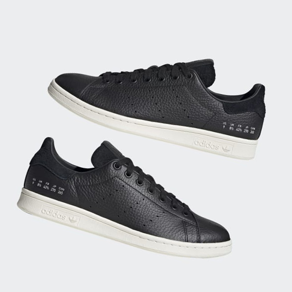 Zapatillas Adidas Stan Smith Mujer Chile Negras - KHEJVZ481