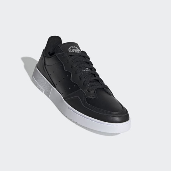 Zapatillas Adidas Supercourt Mujer Chile Negras - BZFXGM043