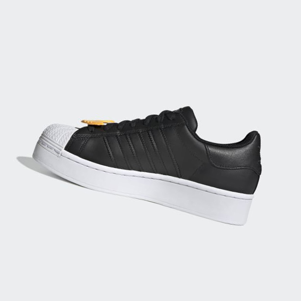 Zapatillas Adidas Superstar Bold Mujer Chile Negras - BMLASY386