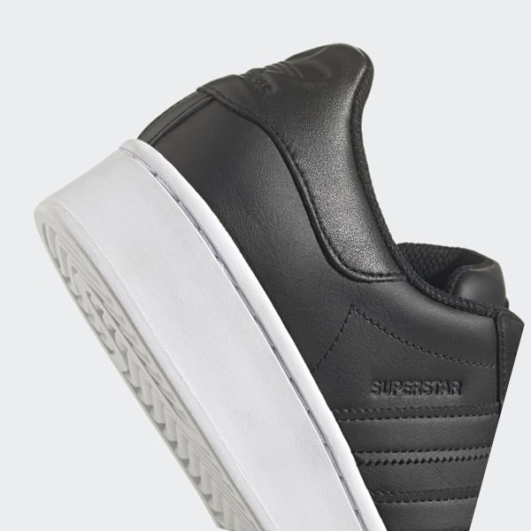 Zapatillas Adidas Superstar Bold Mujer Chile Negras - BMLASY386