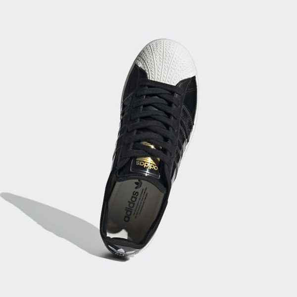 Zapatillas Adidas Superstar Bold Mujer Chile Negras - WFRNBO687