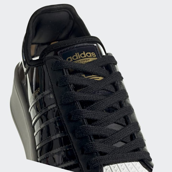 Zapatillas Adidas Superstar Bold Mujer Chile Negras - WFRNBO687