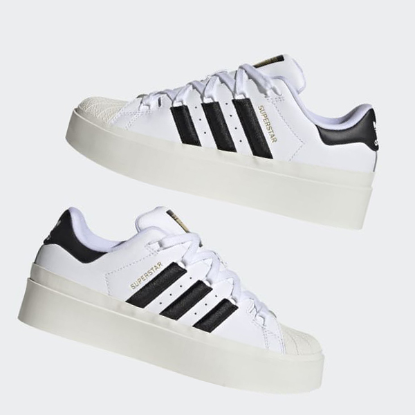 Zapatillas Adidas Superstar Bonega Mujer Chile Blancas - QSTVIG187