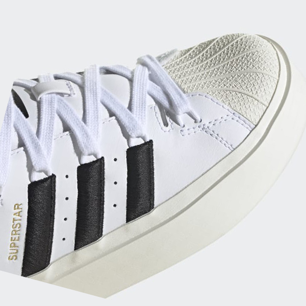 Zapatillas Adidas Superstar Bonega Mujer Chile Blancas - QSTVIG187