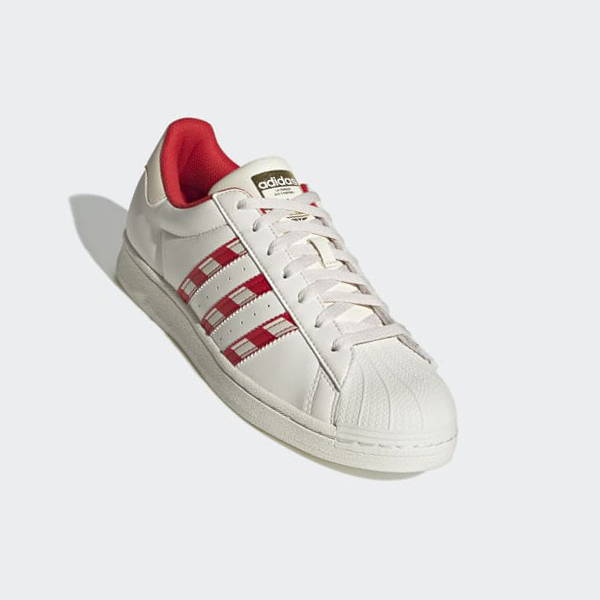 Zapatillas Adidas Superstar Christmas Mujer Chile Blancas - UDSYMQ438