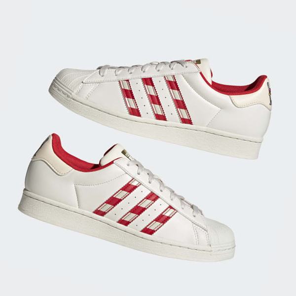 Zapatillas Adidas Superstar Christmas Mujer Chile Blancas - UDSYMQ438