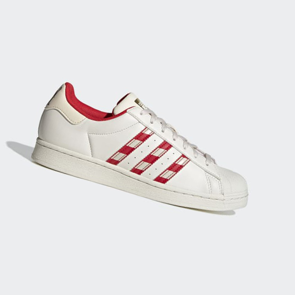 Zapatillas Adidas Superstar Christmas Mujer Chile Blancas - UDSYMQ438