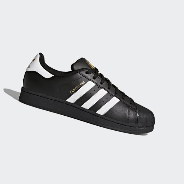 Zapatillas Adidas Superstar Foundation Mujer Chile Negras - JAIVYF829