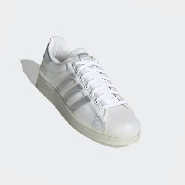 Zapatillas Adidas Superstar Futureshell Mujer Chile Blancas - PTZECH347