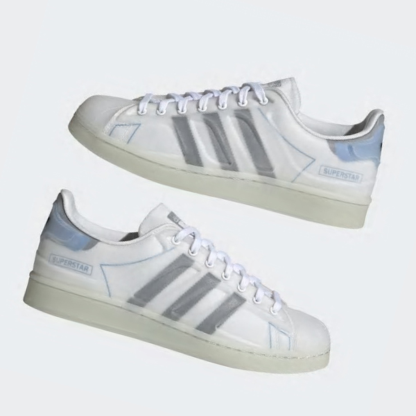 Zapatillas Adidas Superstar Futureshell Mujer Chile Blancas - PTZECH347