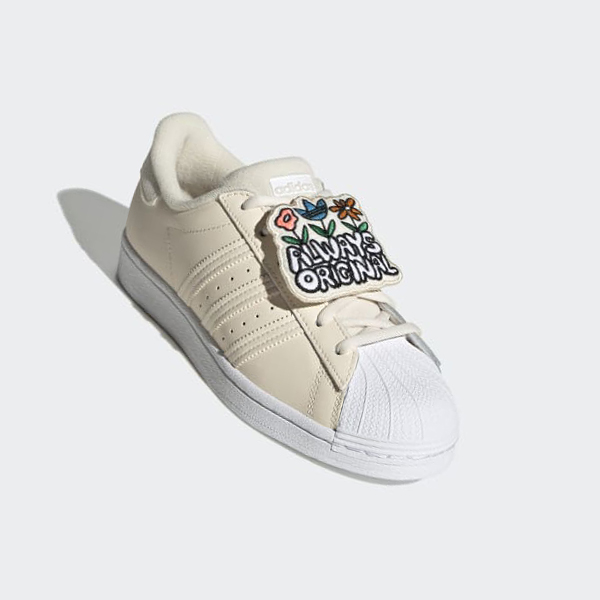 Zapatillas Adidas Superstar Mujer Chile Beige - GHYFCU731