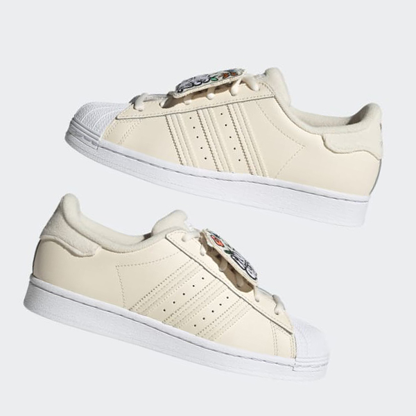 Zapatillas Adidas Superstar Mujer Chile Beige - GHYFCU731