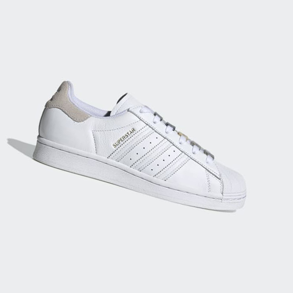 Zapatillas Adidas Superstar Mujer Chile Blancas - BAWICG624