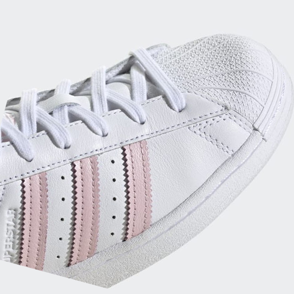 Zapatillas Adidas Superstar Mujer Chile Blancas - BQOYSW192