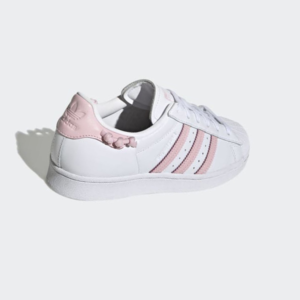 Zapatillas Adidas Superstar Mujer Chile Blancas - BQOYSW192