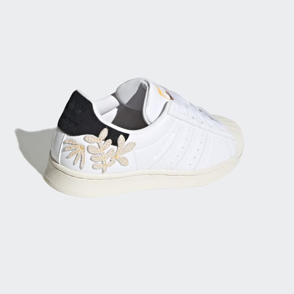 Zapatillas Adidas Superstar Mujer Chile Blancas - BZTPLF932