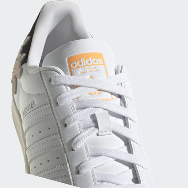 Zapatillas Adidas Superstar Mujer Chile Blancas - BZTPLF932