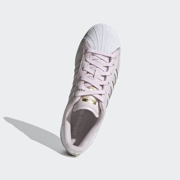 Zapatillas Adidas Superstar Mujer Chile Blancas - CPDNLZ029