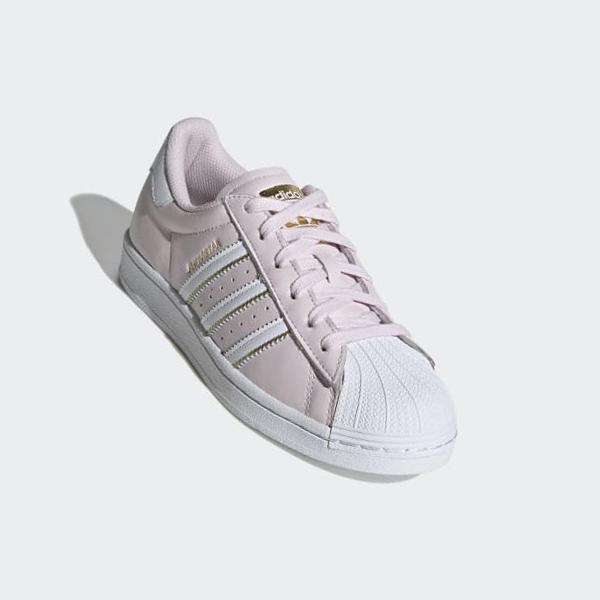 Zapatillas Adidas Superstar Mujer Chile Blancas - CPDNLZ029