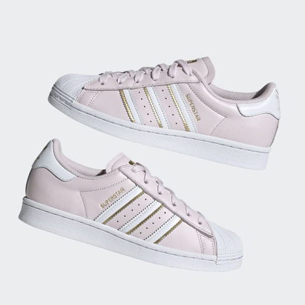 Zapatillas Adidas Superstar Mujer Chile Blancas - CPDNLZ029