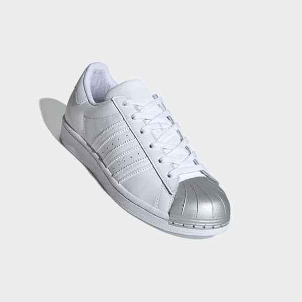 Zapatillas Adidas Superstar Mujer Chile Blancas - DAWXLR983