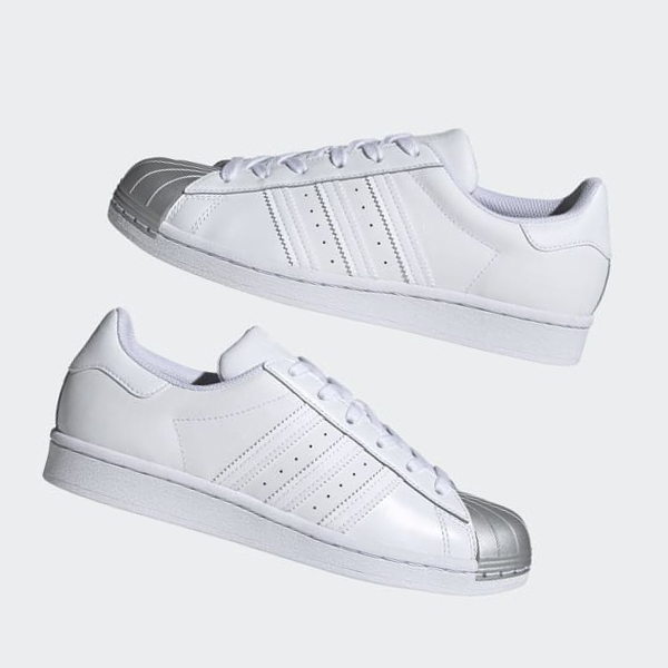 Zapatillas Adidas Superstar Mujer Chile Blancas - DAWXLR983