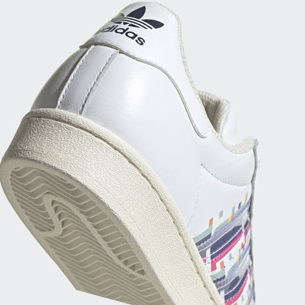 Zapatillas Adidas Superstar Mujer Chile Blancas - DGVLHR298