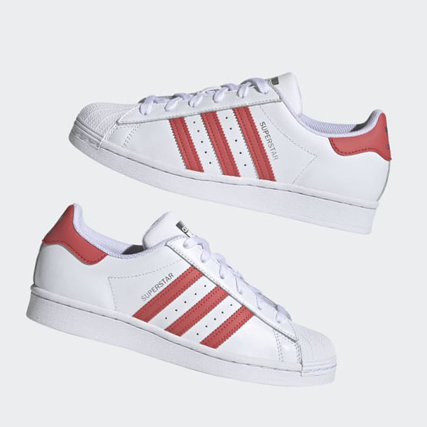 Zapatillas Adidas Superstar Mujer Chile Blancas - FAKRPT602