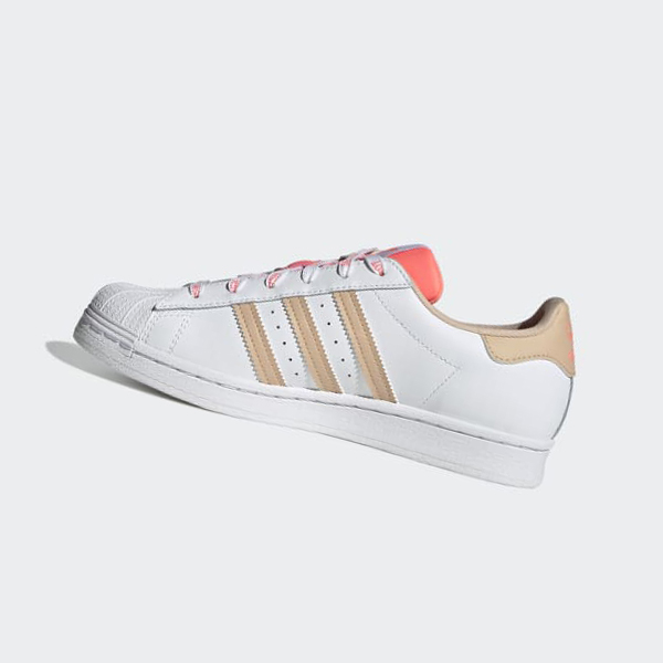 Zapatillas Adidas Superstar Mujer Chile Blancas - HRTBUW751