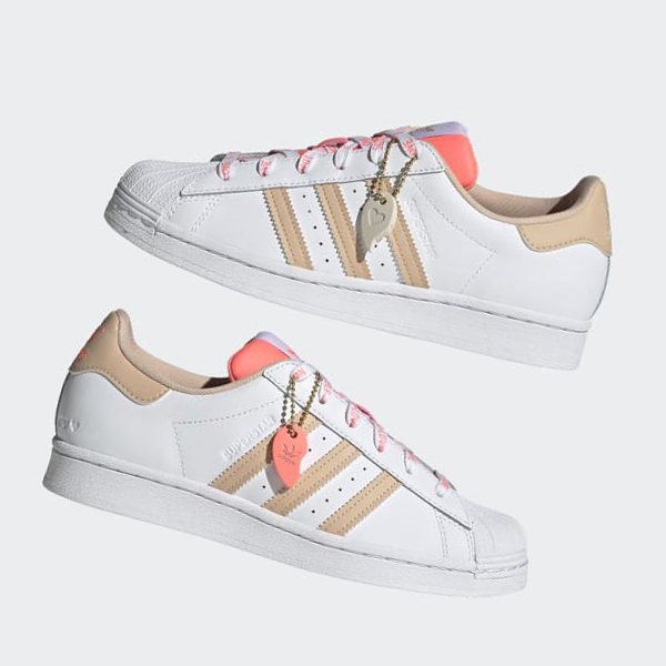 Zapatillas Adidas Superstar Mujer Chile Blancas - HRTBUW751