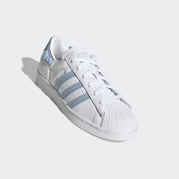 Zapatillas Adidas Superstar Mujer Chile Blancas - LOYGBS652