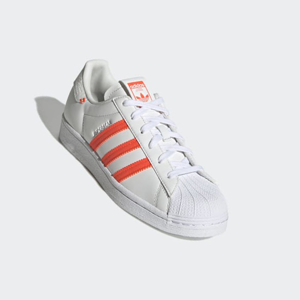 Zapatillas Adidas Superstar Mujer Chile Blancas - MKASYW249