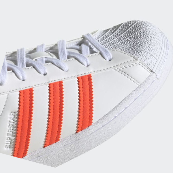 Zapatillas Adidas Superstar Mujer Chile Blancas - MKASYW249