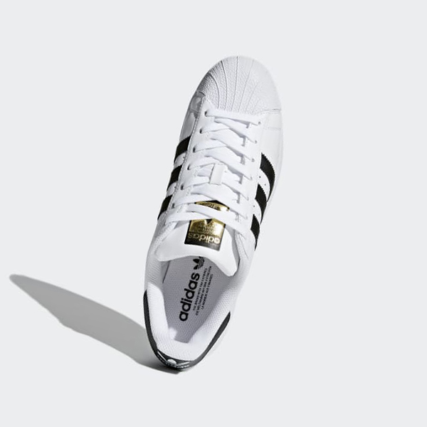 Zapatillas Adidas Superstar Mujer Chile Blancas - NKTDEM837