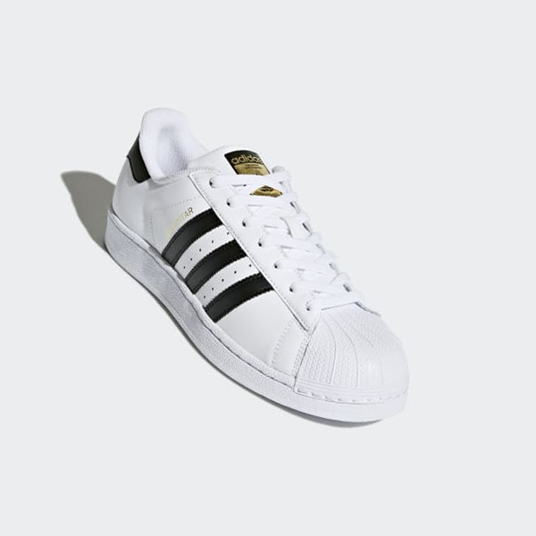 Zapatillas Adidas Superstar Mujer Chile Blancas - NKTDEM837