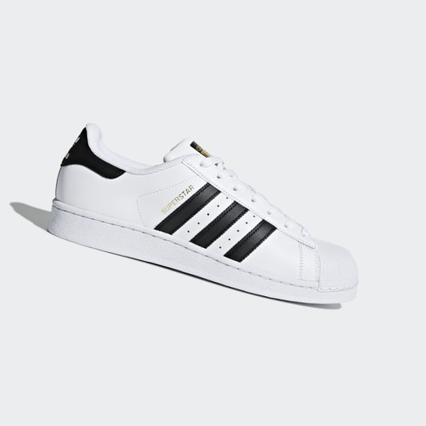 Zapatillas Adidas Superstar Mujer Chile Blancas - NKTDEM837