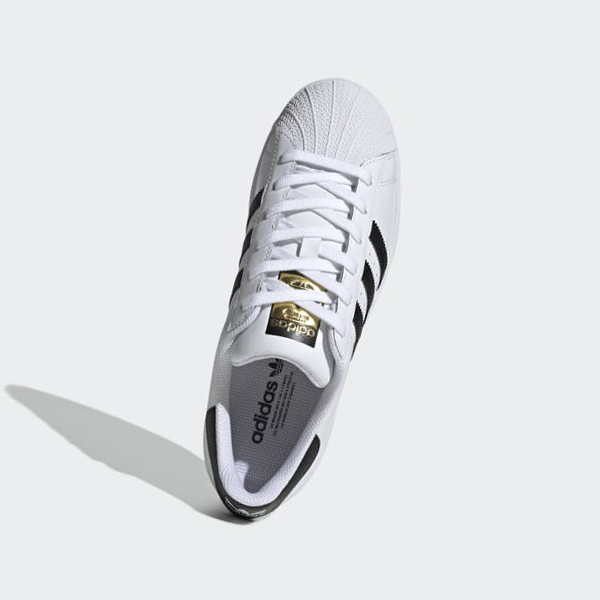 Zapatillas Adidas Superstar Mujer Chile Blancas - QBPMUG741